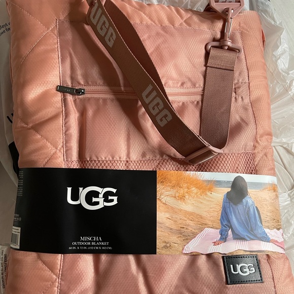 UGG Other - UGG Mischa Quilted Indoor/Outdoor Throw Blanket “Spot CLEAN” Brand NEW!!!